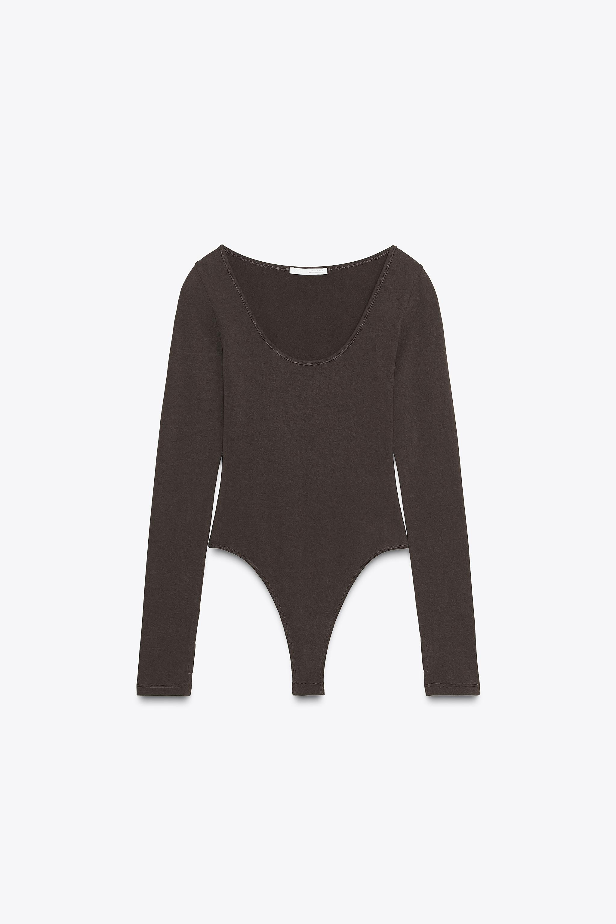 LONG SLEEVE BODYSUIT | Zara UK
