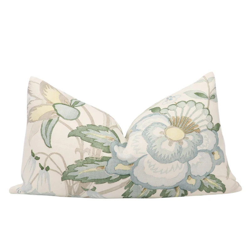 Backorder READY TO SHIP Lee Jofa Davenport Print Pillow Cover in Sea Mist 2017164.153.0 // Design... | Etsy (US)