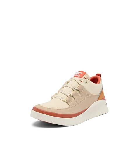 Sorel Women's Out N About IV Low Sneaker WP, Bleached Ceramic, Tuscan, 5 | Amazon (US)