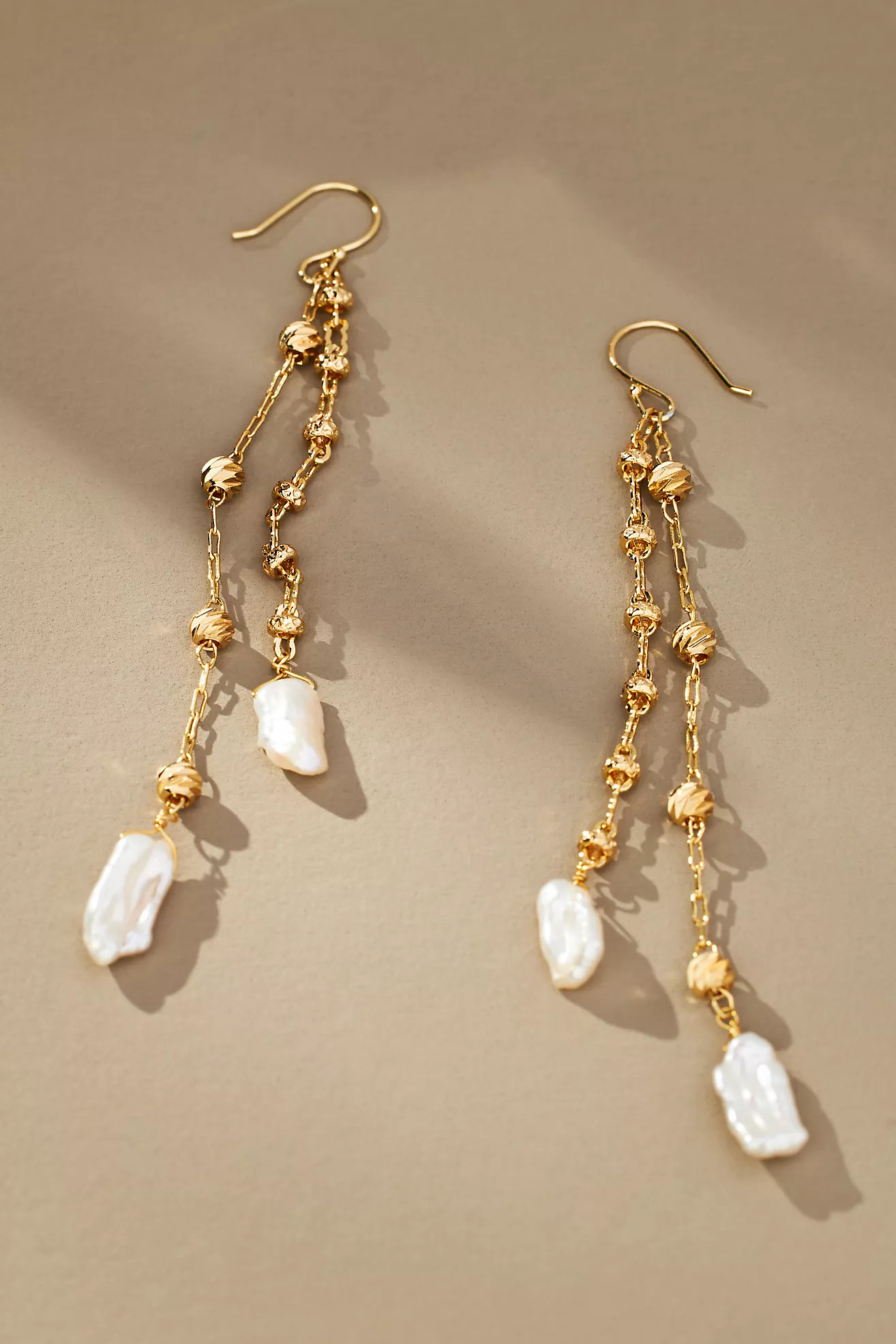 Pearl Tassel Drop Earrings | Anthropologie (US)