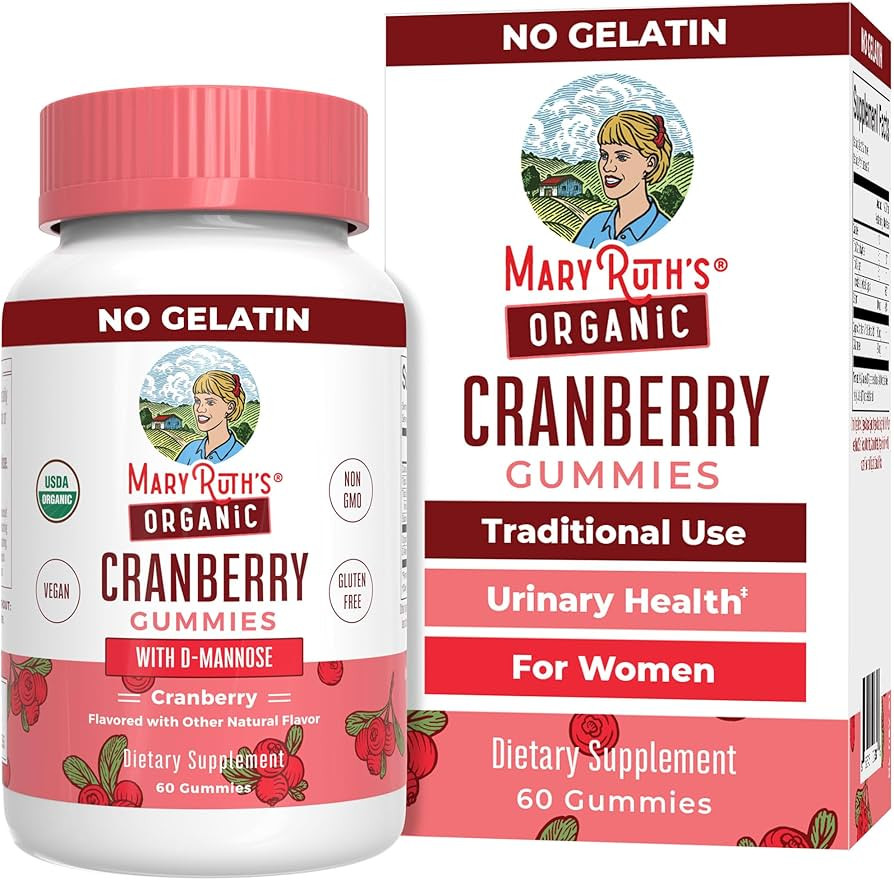 Organic Cranberry Gummies by MaryRuth's | Cranberry Supplement | Urinary Tract Health for Women |... | Amazon (US)