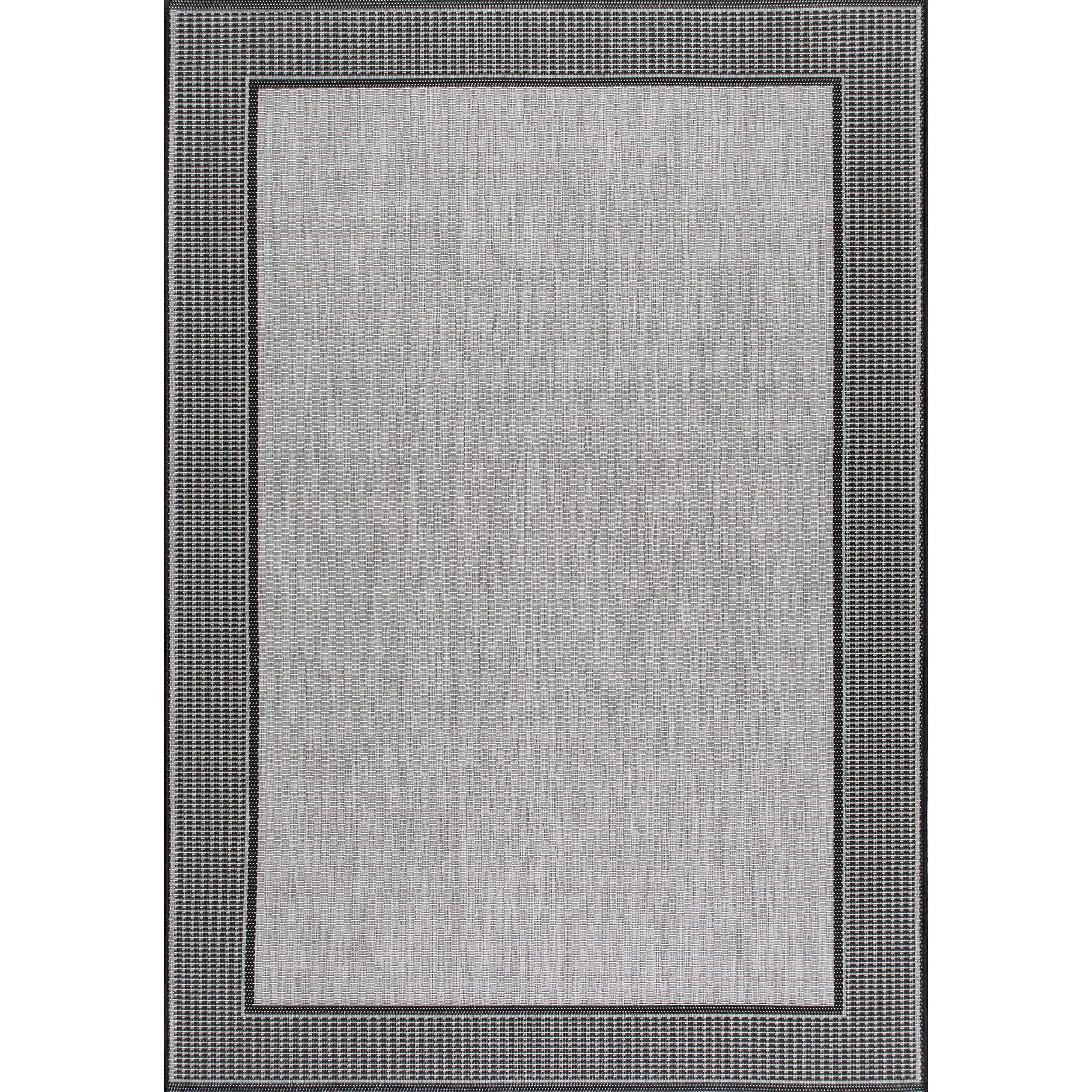 nuLOOM Gris Contemporary Indoor/Outdoor Area Rug, 5' 3" x 7' 6", Grey | Amazon (US)