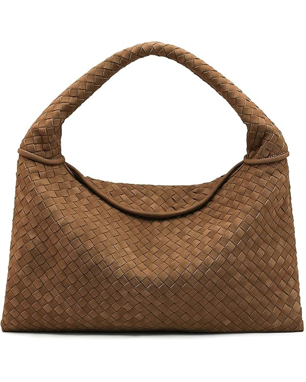 Women's Hobo Purse - Faux Leather Shoulder Bag & Tote Handbag, Spacious Work Bag for Commute & Da... | Amazon (US)