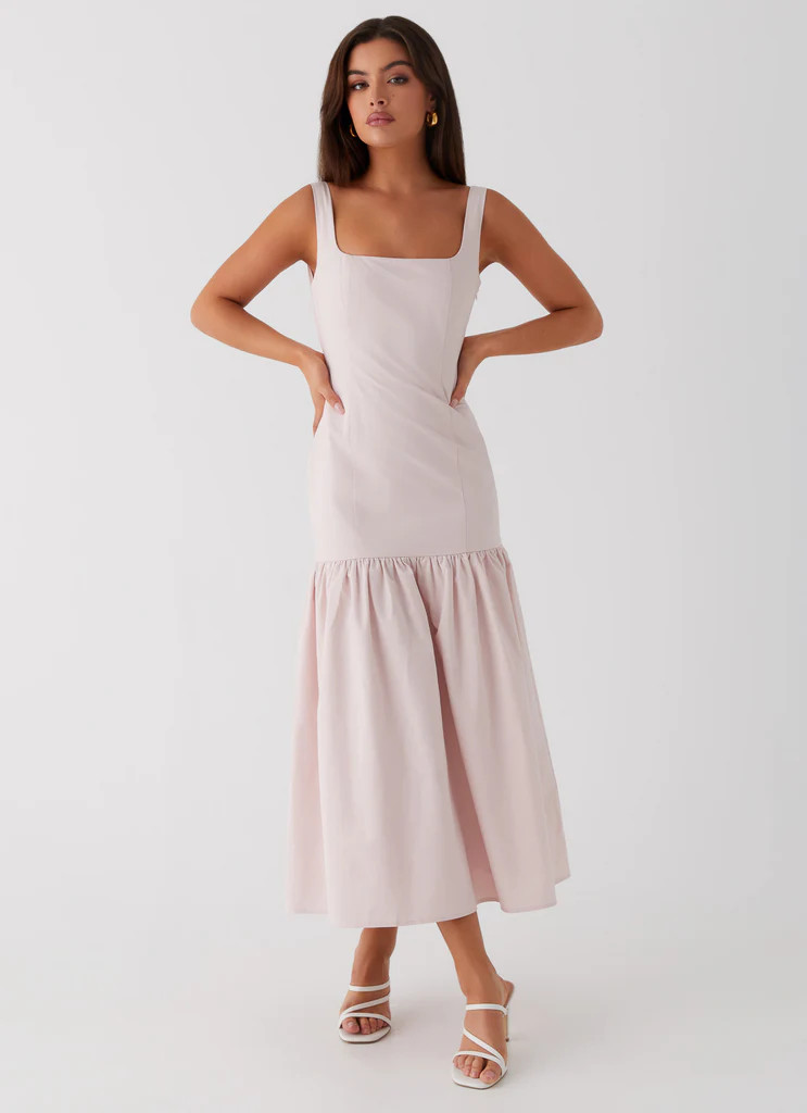 Ladylike Midi Dress - Pink | Peppermayo (Global)
