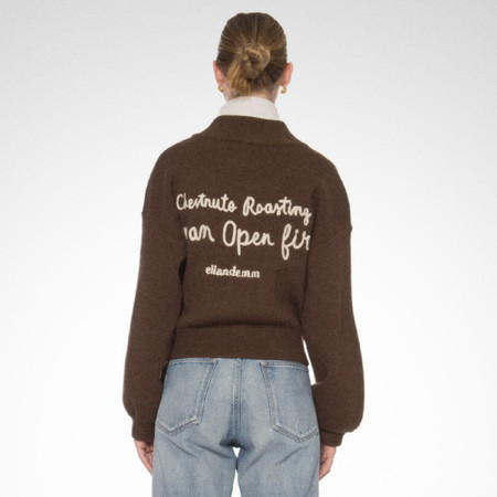 Chestnuts Roasting on an Open Fire- Holiday Cardigan | EllandEmm