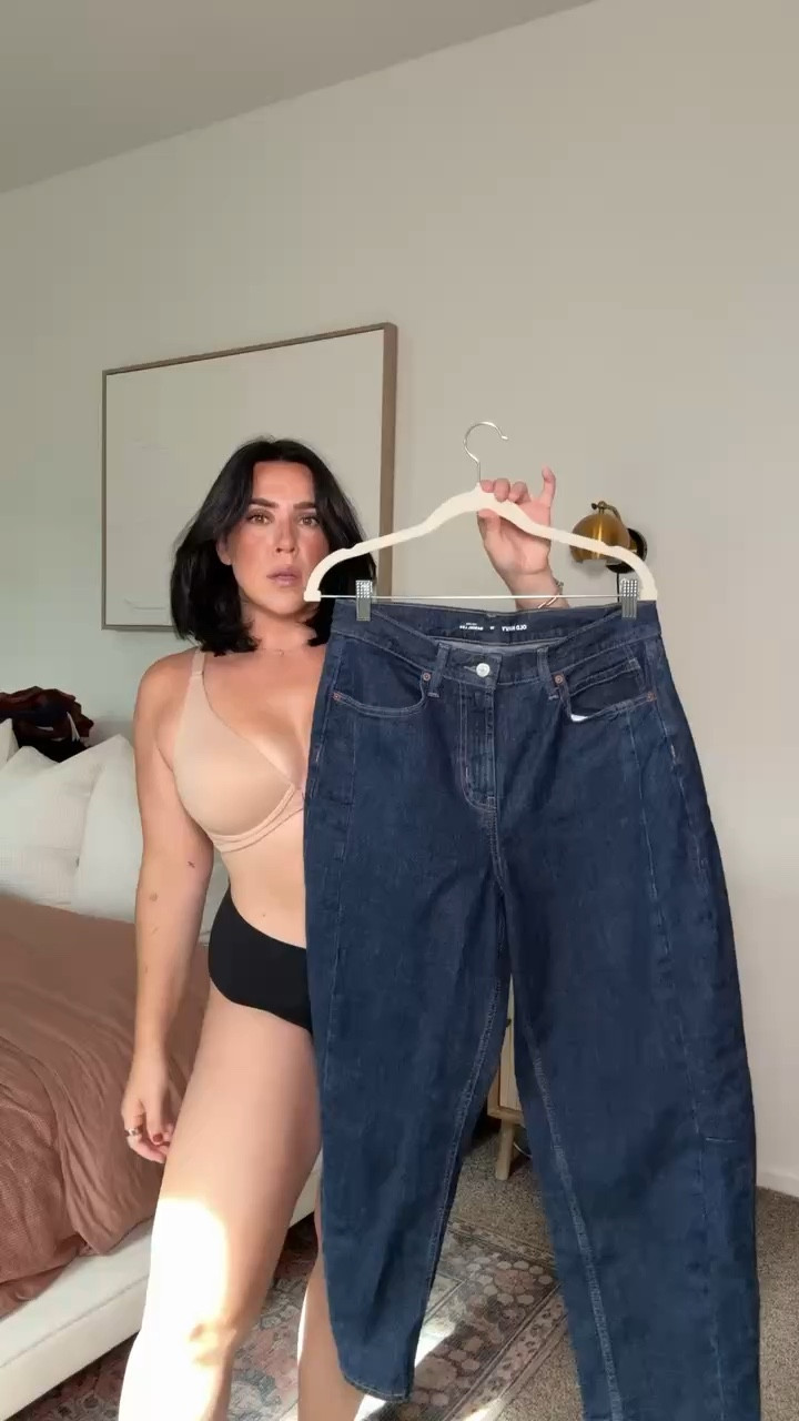 Old navy 50% off site wide! Styling the viral old navy barrel jeans - these are so flattering and easy to style. Comes in tons of washes, super high waisted and hits all the right places. I'm so impressed with their fall pieces, the quality is amazing. 

I did size L/10 in everything! 

Old navy sale, old navy haul, fall fashion, midsize fall fashion, fall outfit ideas

#LTKFindsUnder50 #LTKSaleAlert #LTKStyleTip