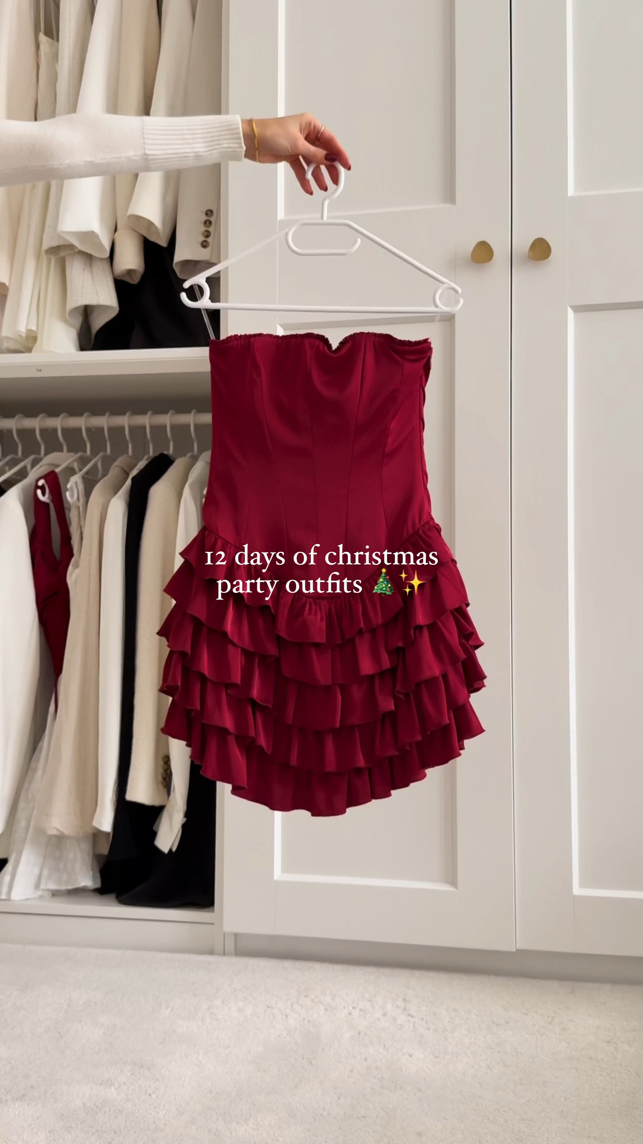 12 days of christmas party outfits - DAY 4 🫶🏼 this dress would be perfect for birthday & festive nights ♥️

christmas dress, party dress, festive wear, birthday dress, christmas party, outfit inspo, holiday fashion, oh polly haul, party season, ruffle dress, mini dress, cherry red dress, elegant style, viral dress

#LTKParties #LTKSeasonal #LTKHoliday