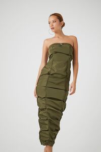 Ruched Toggle Tube Maxi Dress | Forever 21 (US)