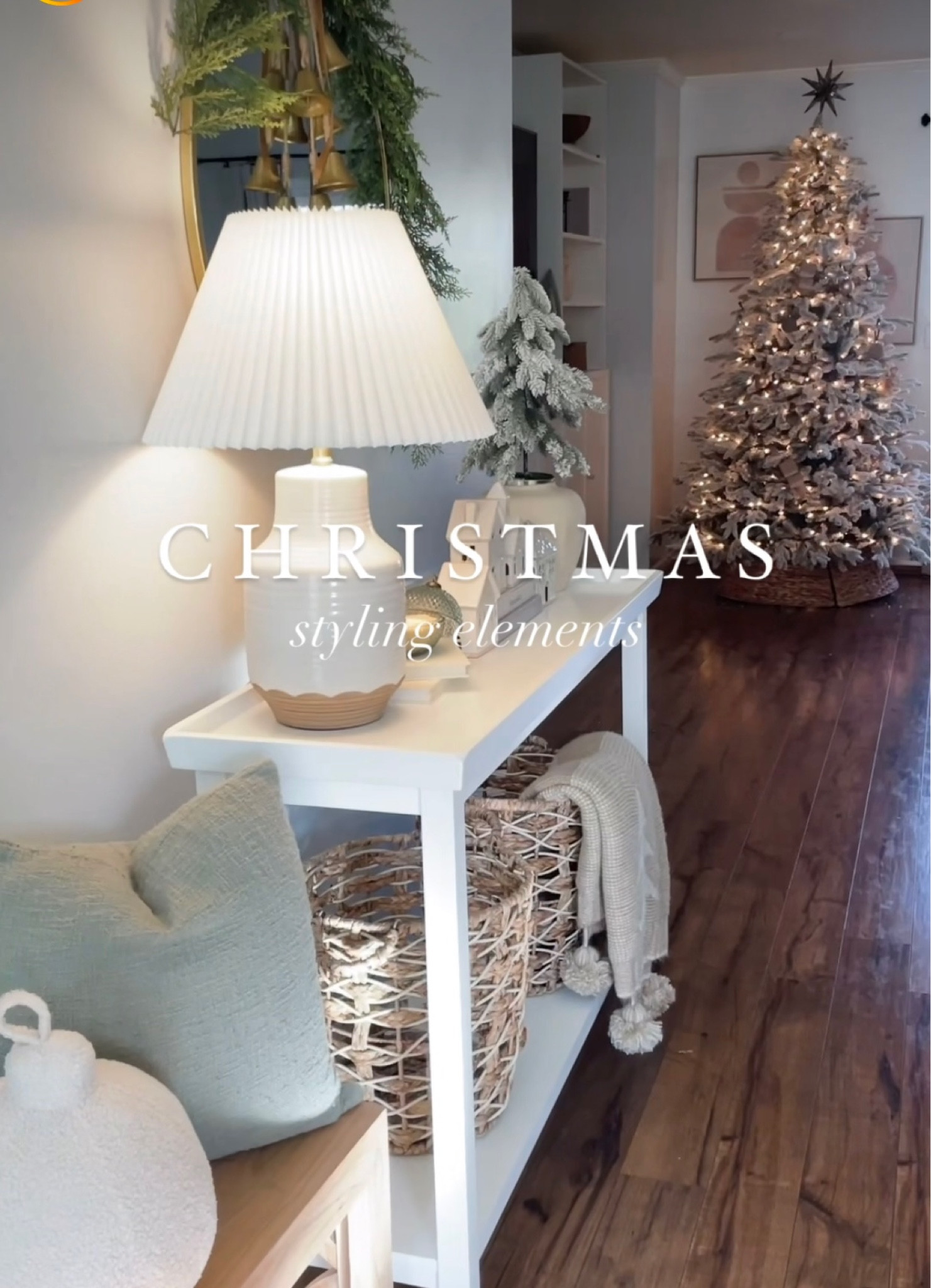 Christmas Styling Elements

Christmas Tree, Christmas Garland, Ceramic Trees, Gold Bells, Christmas Ribbon, Christmas Wreath, Ornaments

#LTKSeasonal #LTKhome #LTKHoliday