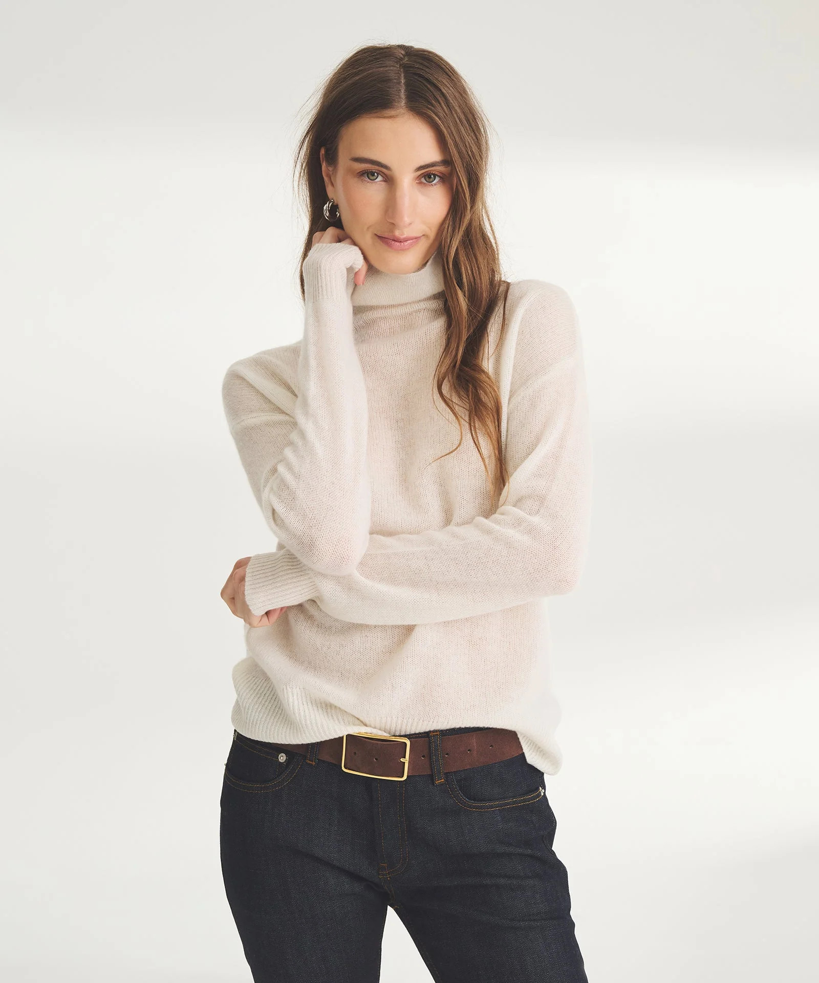Featherweight Cashmere Turtleneck | NAADAM