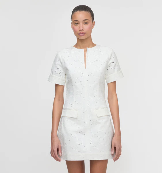 The Renata Dress - Ivory Eyelet | Hill House Home US