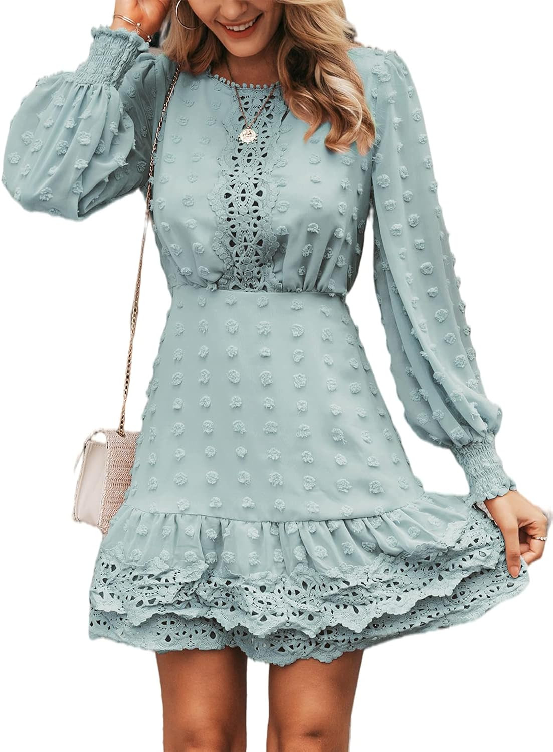 Miessial Women's Tied Waist Floral Mini Dress Summer Sleeveless Flowy Dress | Amazon (US)