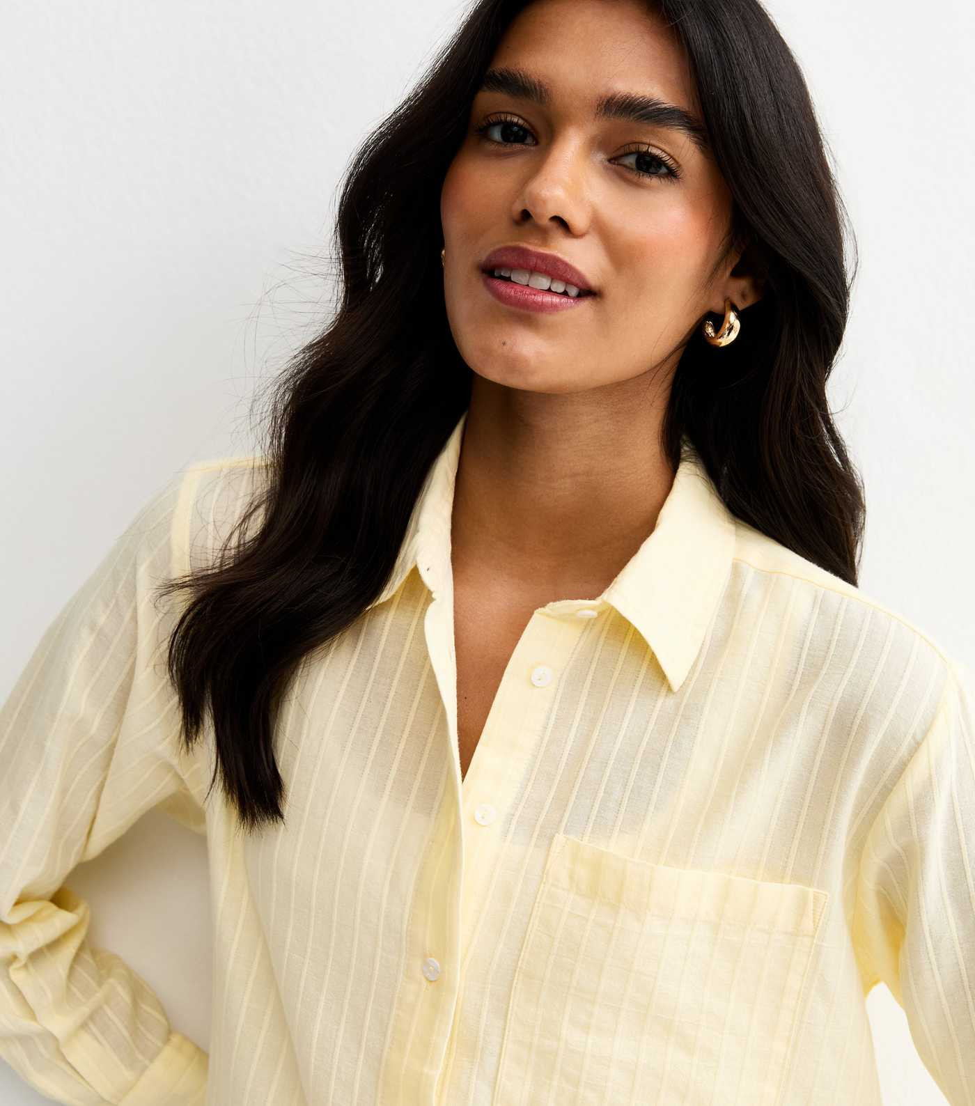 Light Yellow Stripe Long Sleeve Shirt | New Look | New Look (UK)