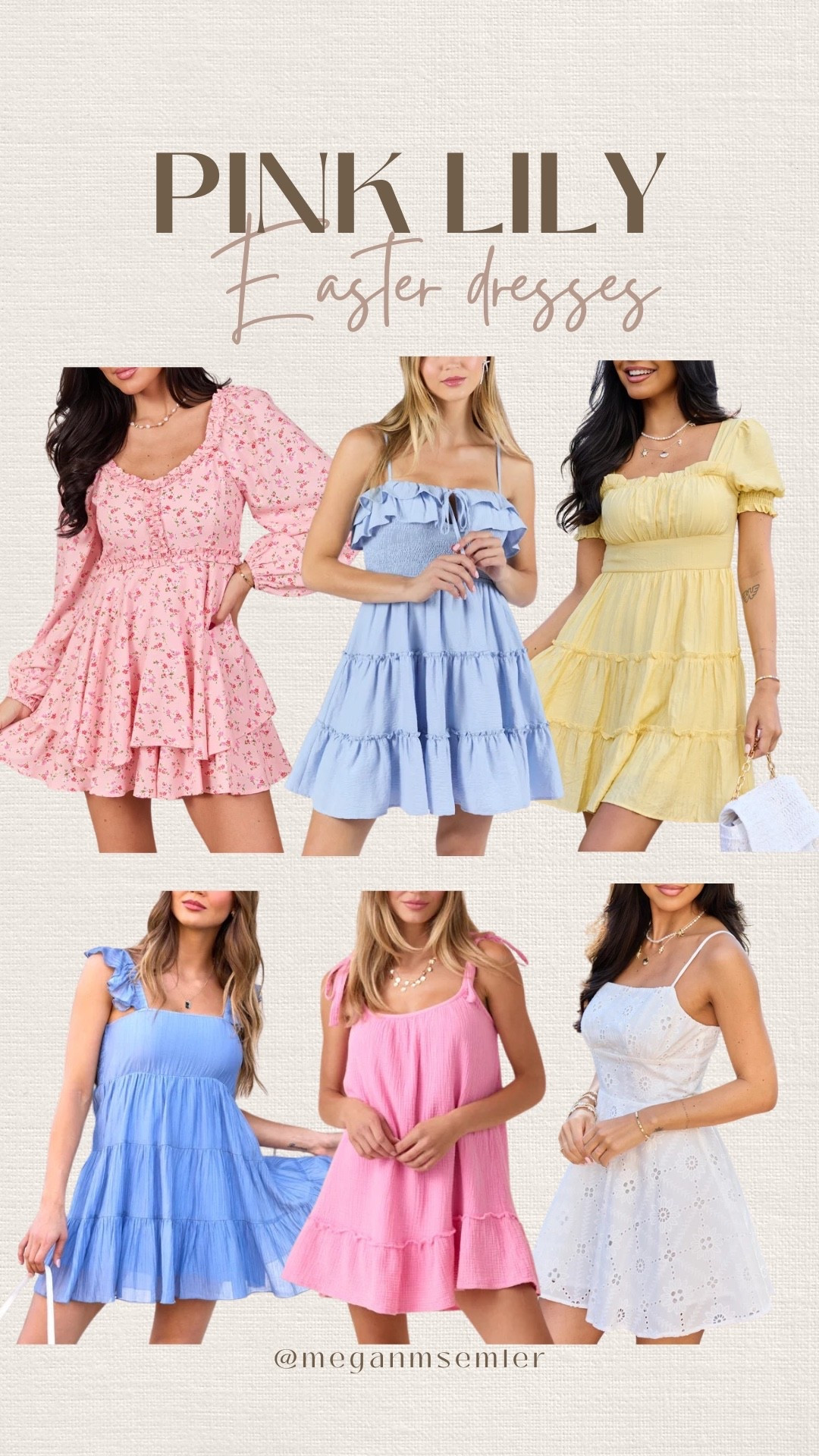 Pink Lily Easter dresses 

#LTKgrwm #LTKootd #LTKSeasonal