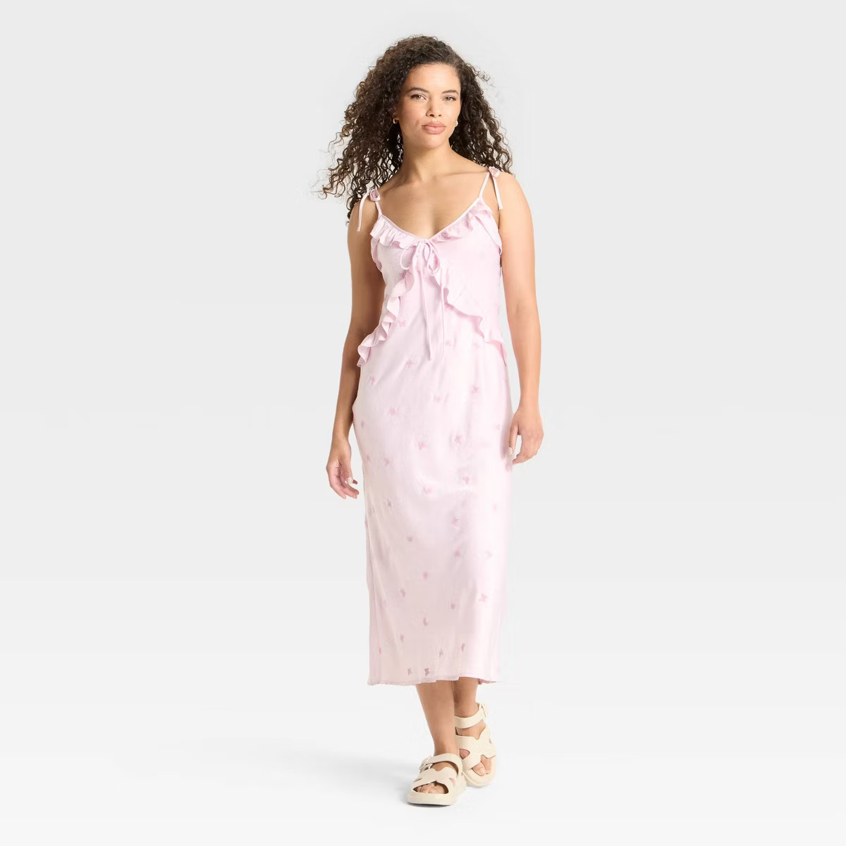Women's Ruffle Maxi A-Line Dress - Wild Fable™ | Target