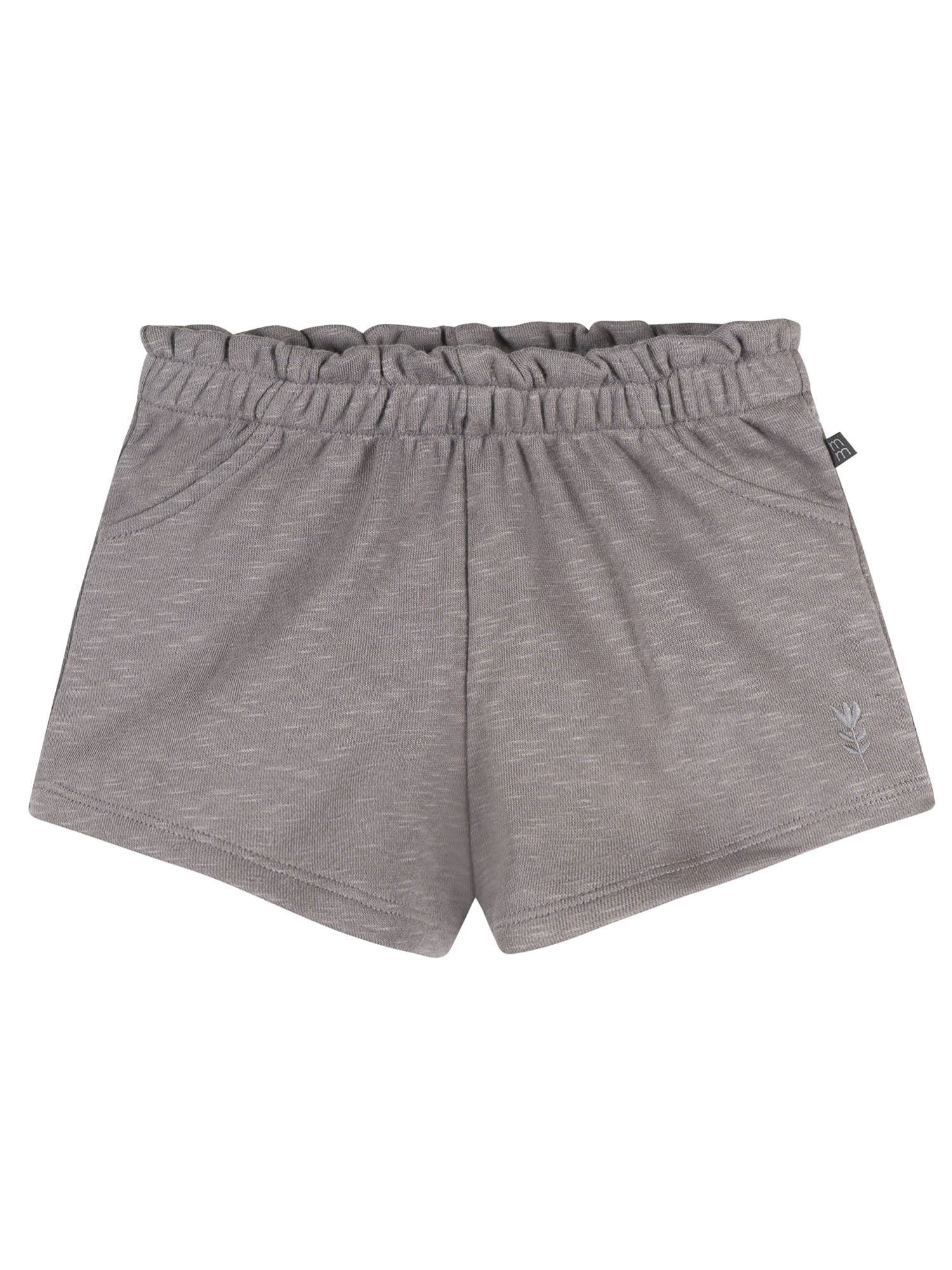 Modern Moments by Gerber Baby and Toddler Girl Organic Loose Ruffled Short, Sizes 0/3 Months - 5T | Walmart (US)