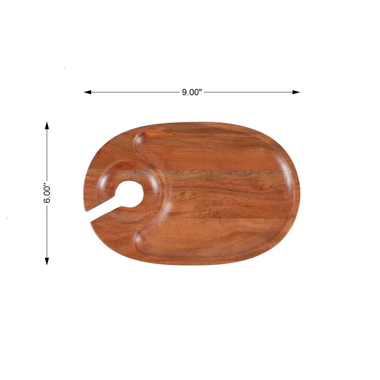 Better Homes & Gardens Acacia Wood Tapas Serving Platter | Walmart (US)