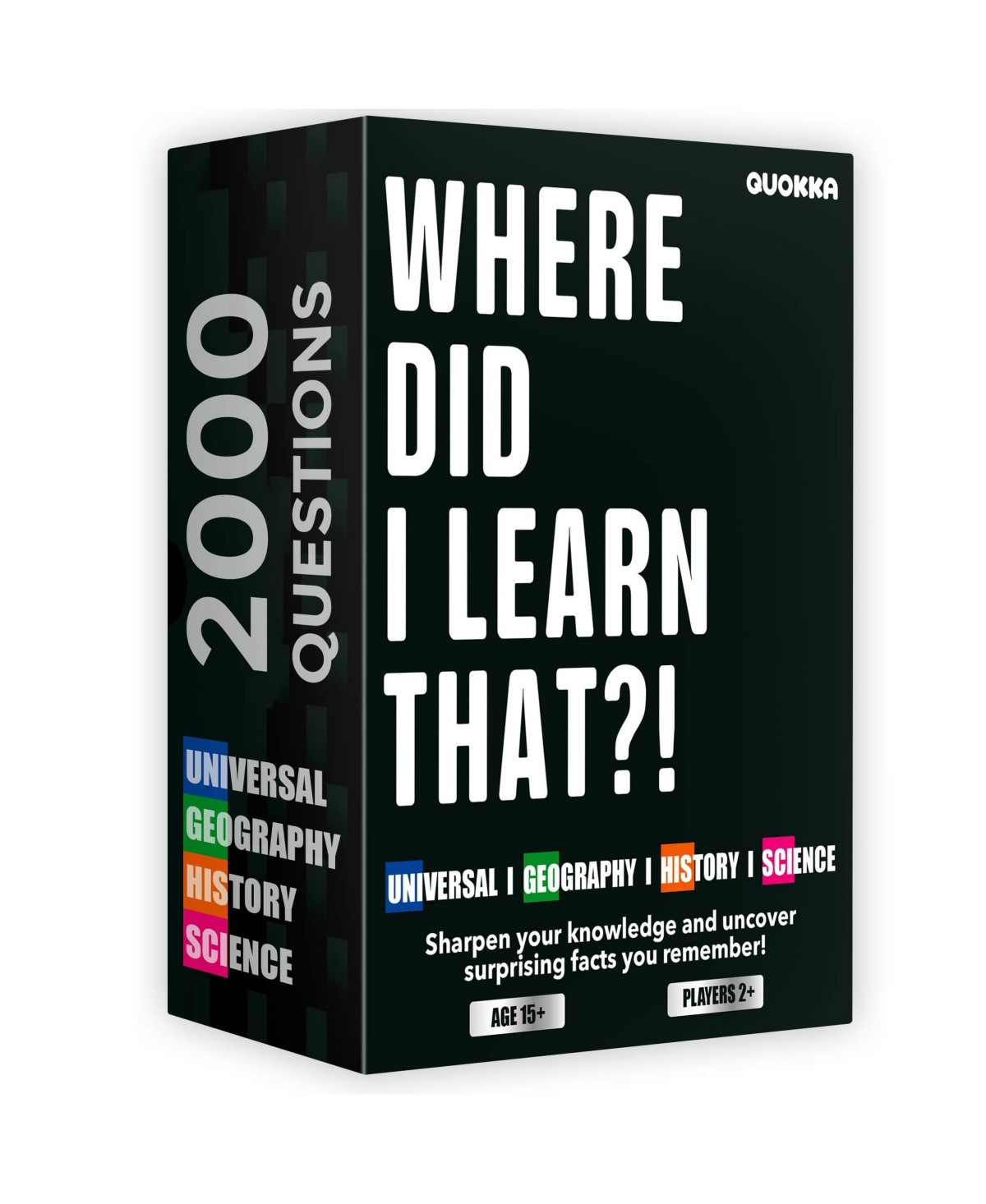 Quokka Where Did I Learn It? Set of 4 Trivia Game – 500 Questions for Families, Teens & Adults - Whereset4 | Macy's