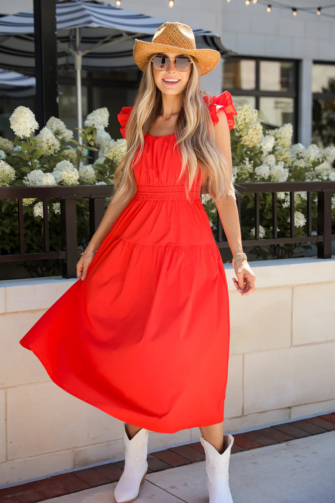 Romantic Babe Red Maxi Dress | Dress Up