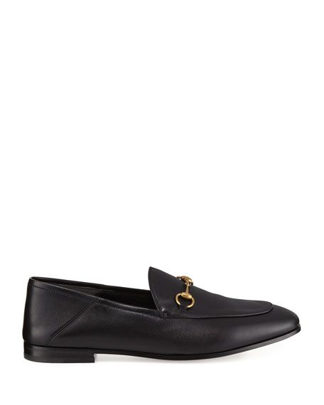Gucci 10mm Brixton Leather Loafer | Neiman Marcus