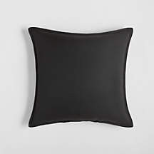 Sunbrella Black 20"x20" Outdoor Pillow + Reviews | Crate & Barrel | Crate & Barrel