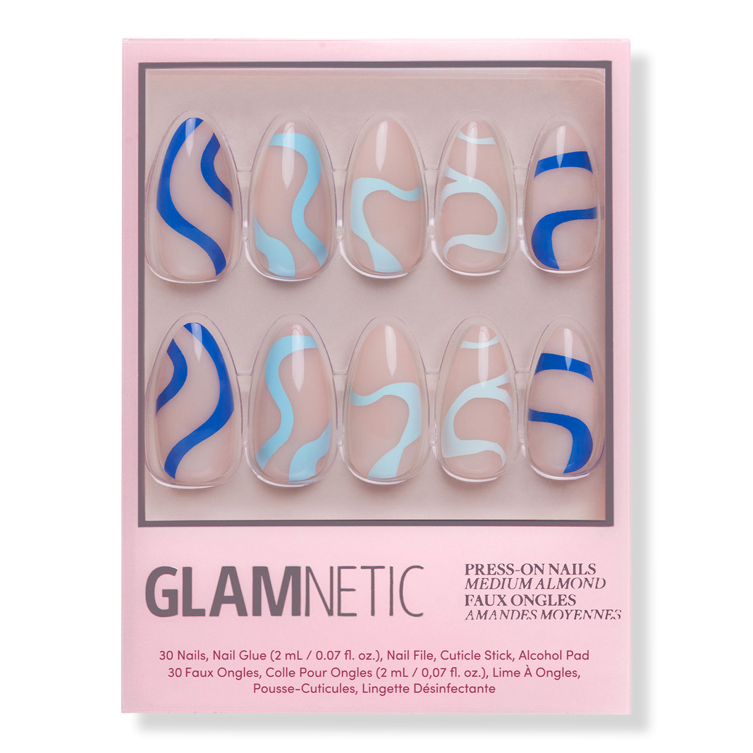 Wavy Blues Press-On Nails | Ulta