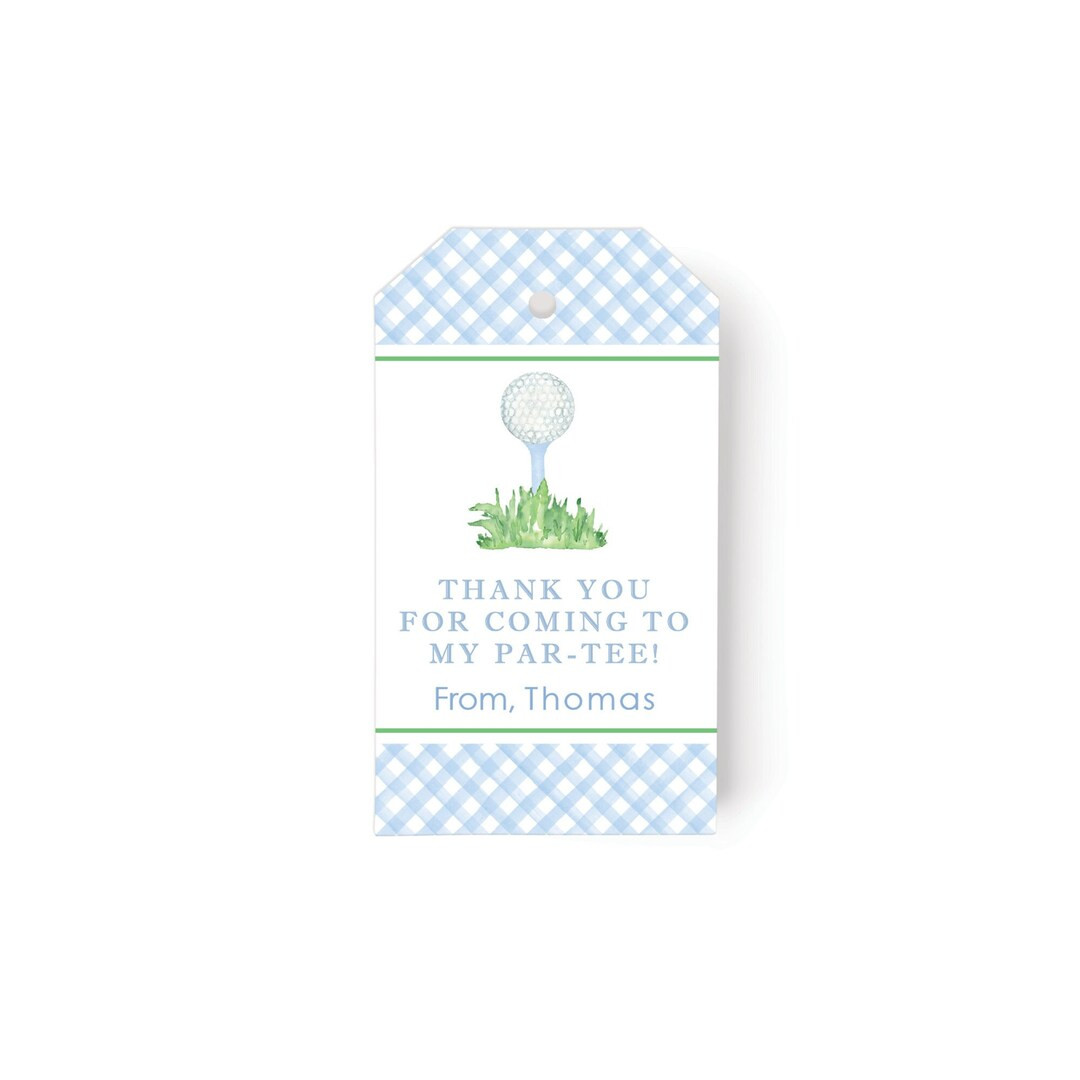 Party Favor Gift Tags | Golf Party Favor Tags | Boys Birthday Gift Tags | Golf Party Theme - Etsy | Etsy (US)