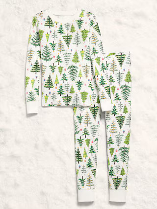 Gender-Neutral Snug-Fit Graphic Pajama Set for Kids | Old Navy (US)