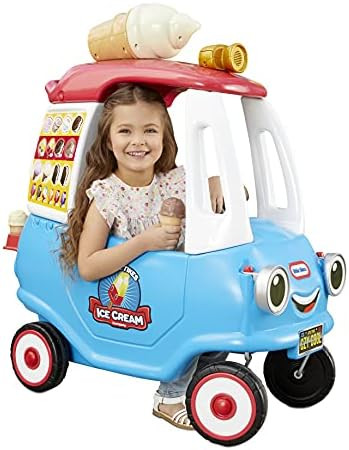 Little Tikes Cozy Ice Cream Truck, Cozy Coupe Ride On Car, Kid and Parent Powered, Ice Cream Truc... | Amazon (US)