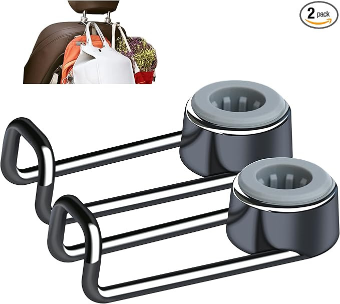 sentoto Car Seat Hook Multi-functional Hidden Hooks Headrest Hooks for Car Purse Hook for Car Car... | Amazon (US)