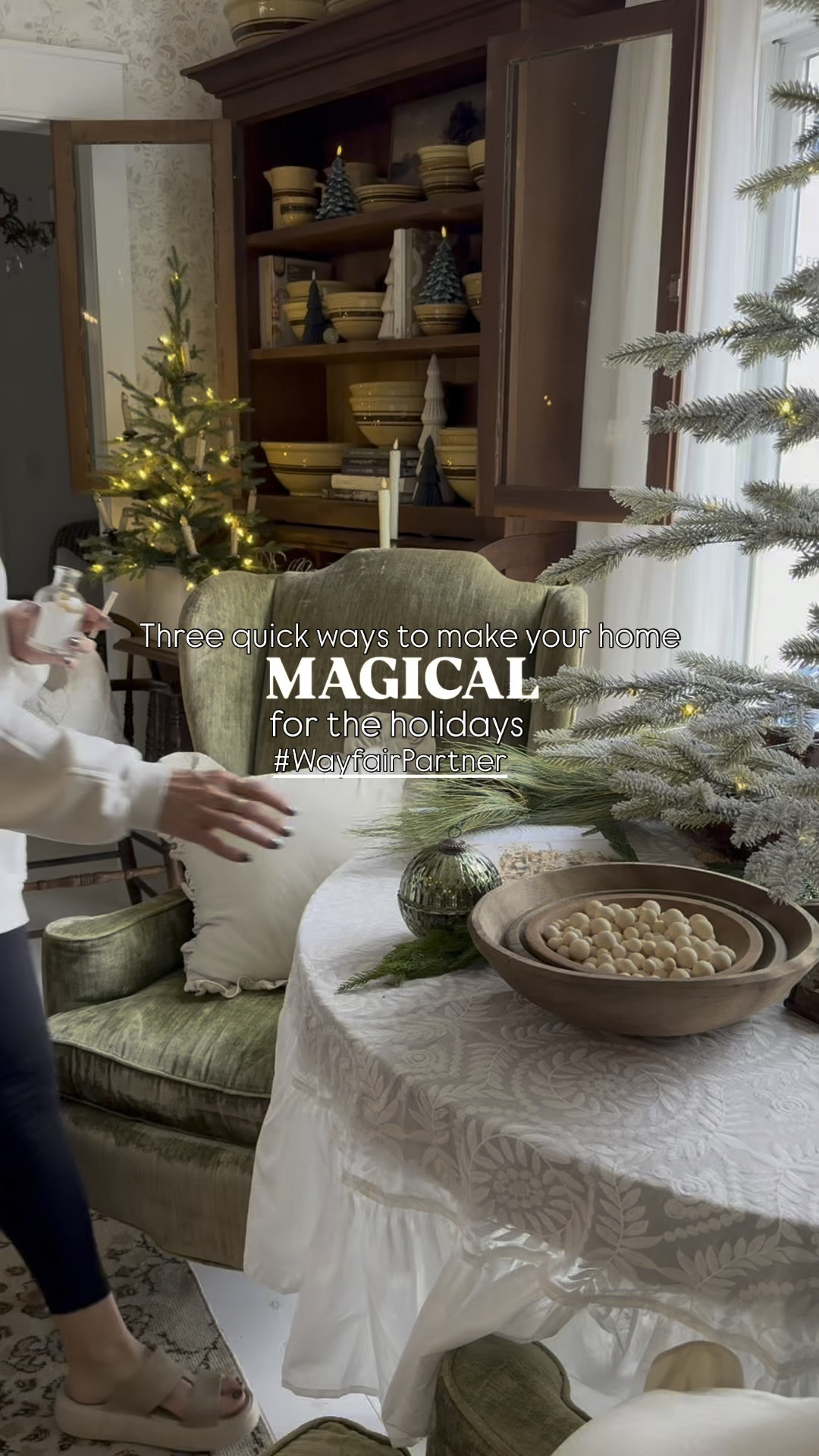 Comment SHOP for sources. #WayfairPartner Here are three quick ways to make your home MAGICAL for the holidays.  Each of these things take SECONDS.  Light a holiday scented candle to make your home smell cozy. Lay down a festive door mat to welcome your guests. I love this Christmas tree one.  And, add some realistic garland to your mantels, above windows, or above a mirror.  All three of these items are from @wayfair.  They are having their Black Friday sale with items up to 80% off and FREE SHIPPING. #wayfair

#LTKHome #LTKSeasonal #LTKHoliday