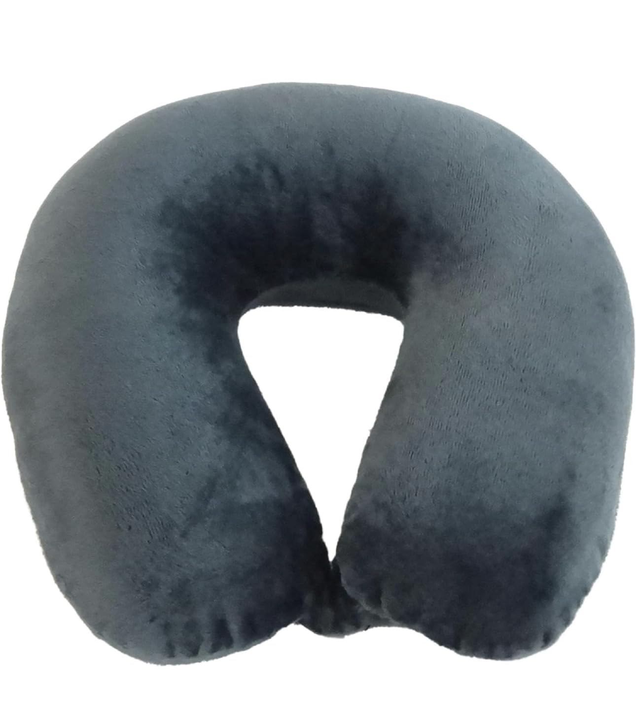 Wolf Essentials Adult Cozy Soft Microfiber Neck Pillow for Travel – Compact, Machine Washable - Perfect for Airplane, Car, or Home Use - Filled and Finished in The USA – Charcoal | Amazon (US)