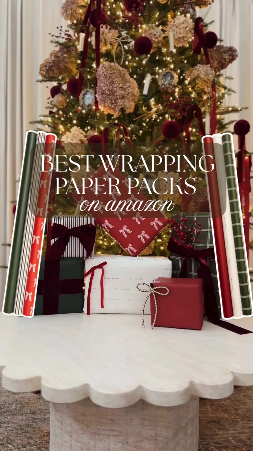 Run because these are the best wrapping paper packs out there!! Good quality, low cost point, and are soo pretty!! ✨🎄

#LTKHoliday #LTKGiftGuide #LTKFindsUnder50