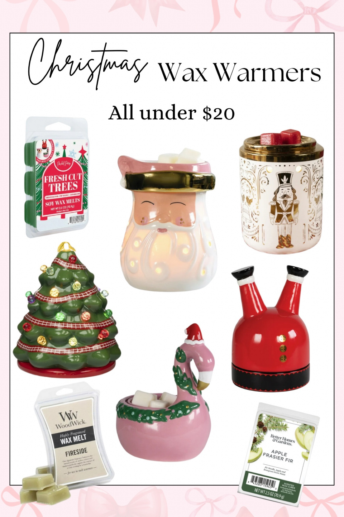 Christmas wax warmers from @walmart 🎄✨ Loving the Santa wax warmer. Holiday wax warmers. Christmas scentsy. Walmart wax melts. 

#LTKSeasonal #LTKHoliday #LTKHome