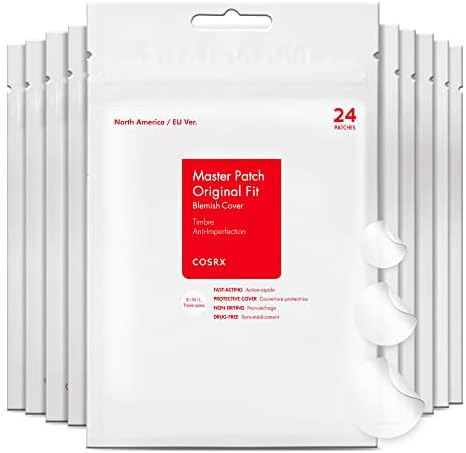 COSRX Acne Pimple Patch Absorbing Hydrocolloid Original 3 Size Patches for Blemishes and Zits Cov... | Amazon (US)