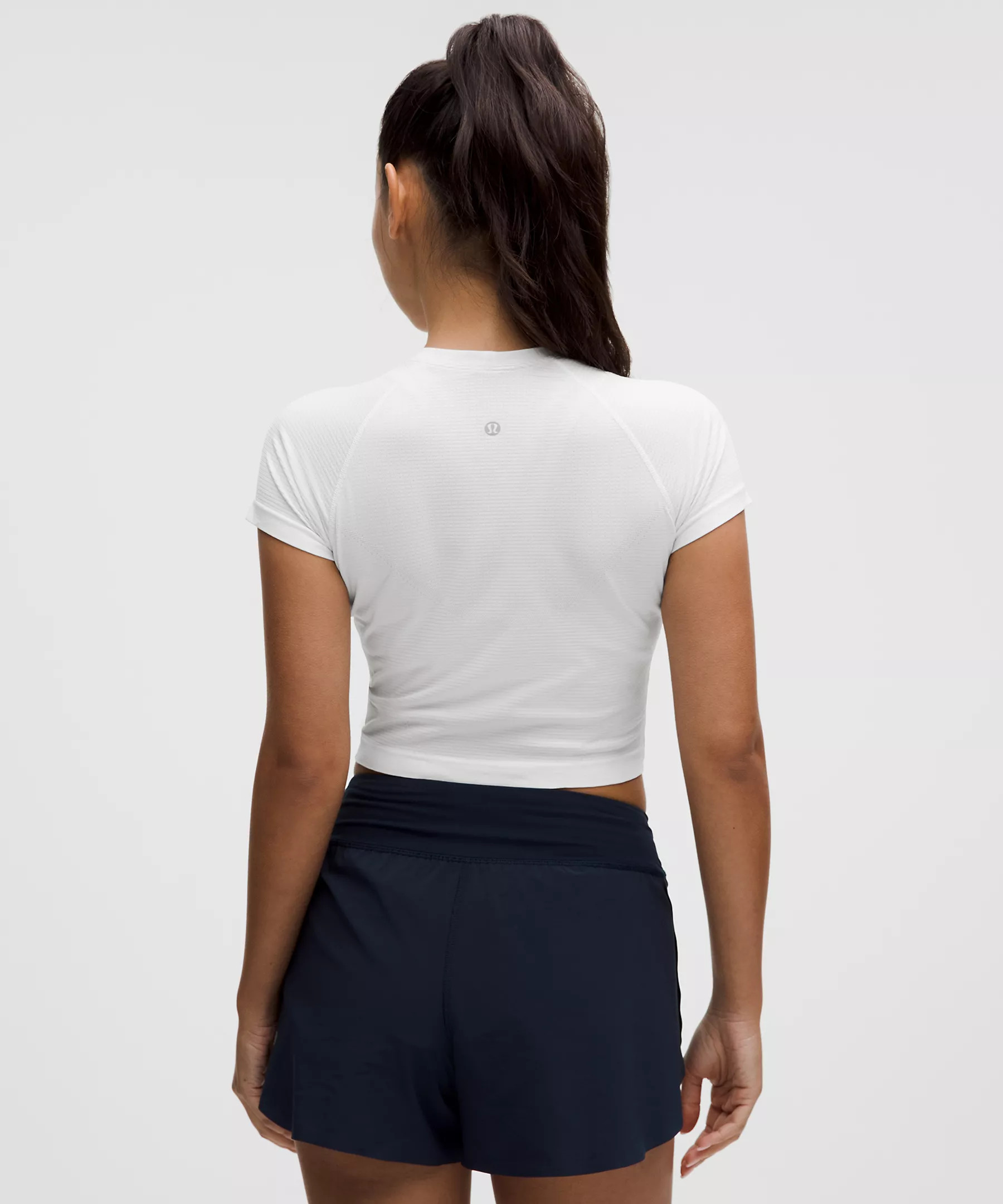 Swiftly Tech Cropped Short-Sleeve Shirt 2.0 | Women's Short Sleeve Shirts & Tee's | lululemon | Lululemon (US)