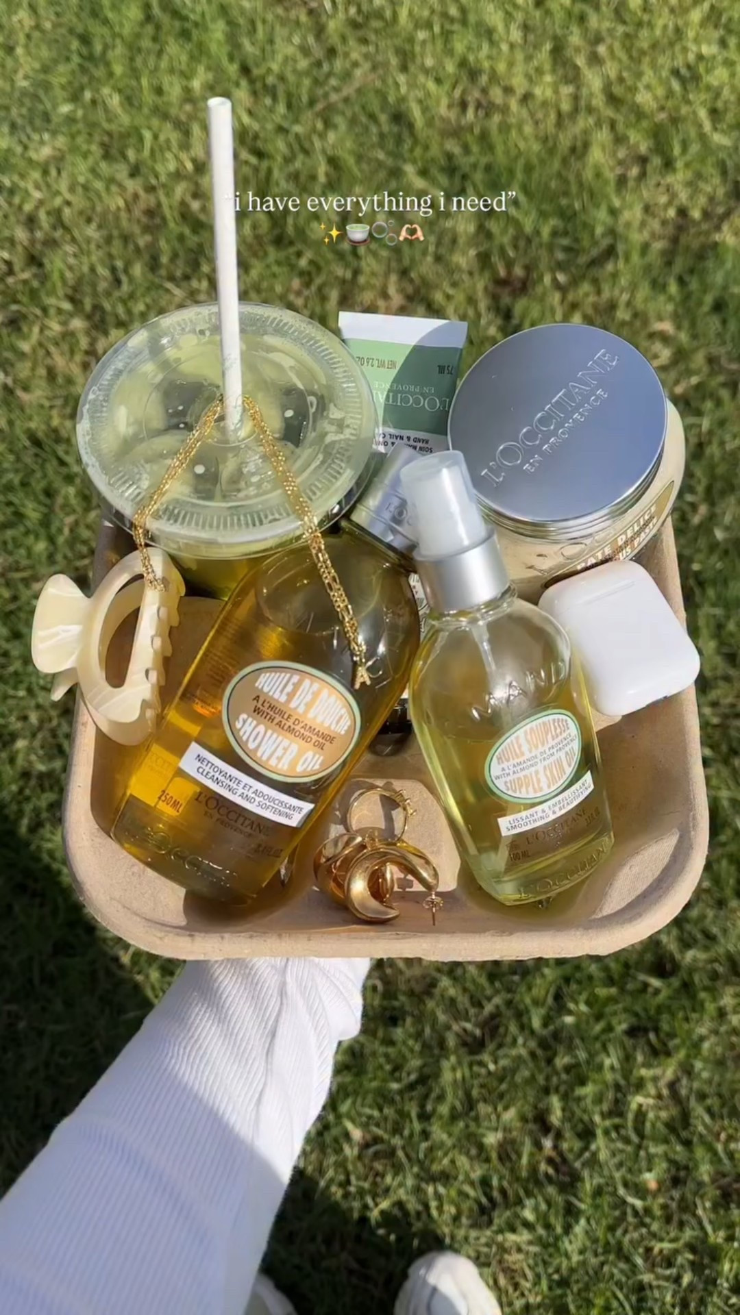all a girl needs is an iced matcha and her @loccitaneanz almond girl lineup ✨

Soft, smooth, and glowing obsessed with the L’Occitane Almond range 🤍✨ 
From the iconic Almond Shower Oil to the ultra nourishing Almond Supple Skin Oil, every product feels like a spa moment in a bottle. 
If you’re after luxury body care, deep hydration, and that signature almond scent that lingers all day, this range is a must! 🌿💫
.
.
.
.
.
.
#almondoil #loccitane #bodycare #bodycareroutine #beauty #beautytips #luxuryskincareproducts