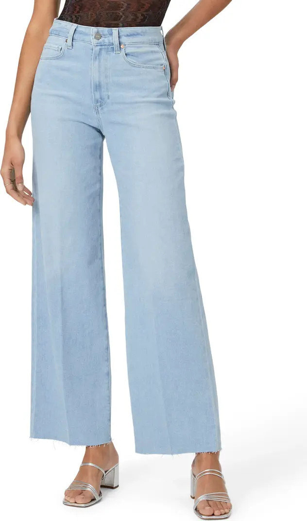 Anessa Raw Hem Wide Leg Jeans | Nordstrom