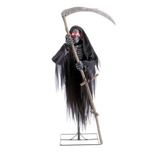Home Accents Holiday 3 ft. Grave & Bones LED Levitating Reaper 25SV25078 - The Home Depot | The Home Depot