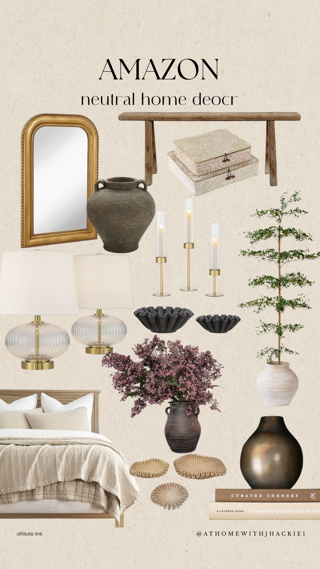 AMAZON neutral home decor, neutral home decor, amazon home decor, organic modern decor, neutral bedroom decor, beige home accessories, modern rustic decor, decorative vases, woven storage boxes, faux olive tree, neutral lamps, cozy bedroom inspiration, organic modern bedroom, amazon decor finds, warm neutral decor, coffee table styling, shelf styling decor, textured home decor, earthy home accents, minimalist home styling, curated home aesthetic

#LTKHome