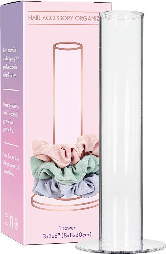 Joyora Acrylic Scrunchie Holder Stand, Cute Room Decor for Teen Girl Gifts, The Perfect Scrunchy ... | Amazon (US)