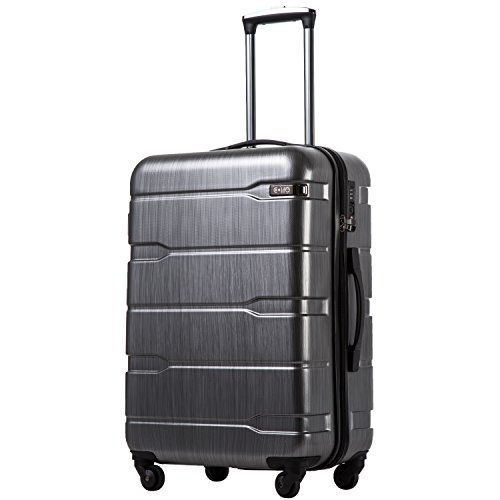 Coolife Luggage Expandable(only 28") Suitcase PC+ABS Spinner Built-In TSA lock 20in 24in 28in Car... | Amazon (US)