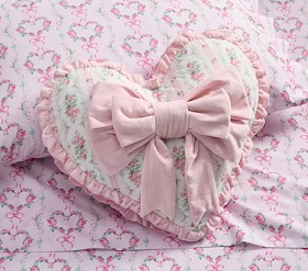 LoveShackFancy Heart Chocolate Box Pillow | Pottery Barn Kids