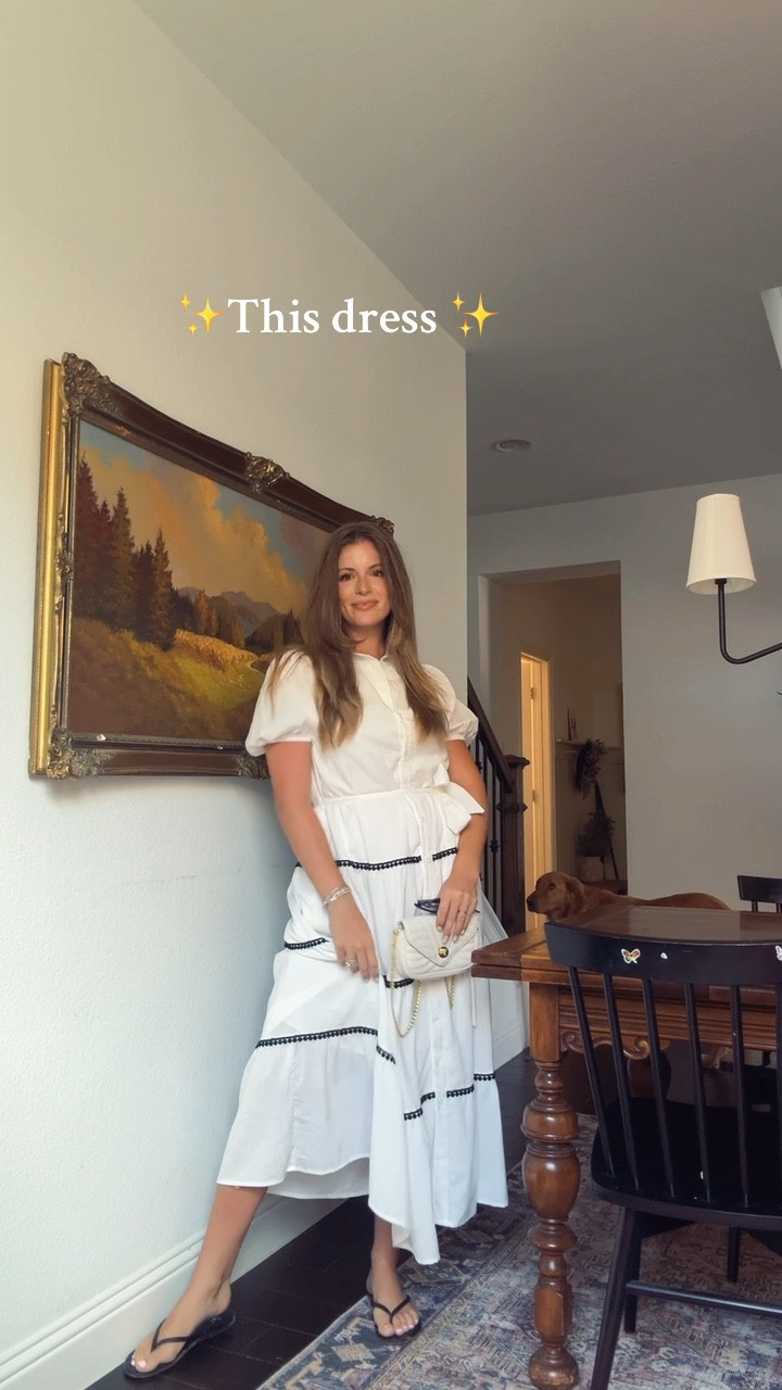 Classic white dress for summer wearing medium 

#LTKStyleTip #LTKSeasonal