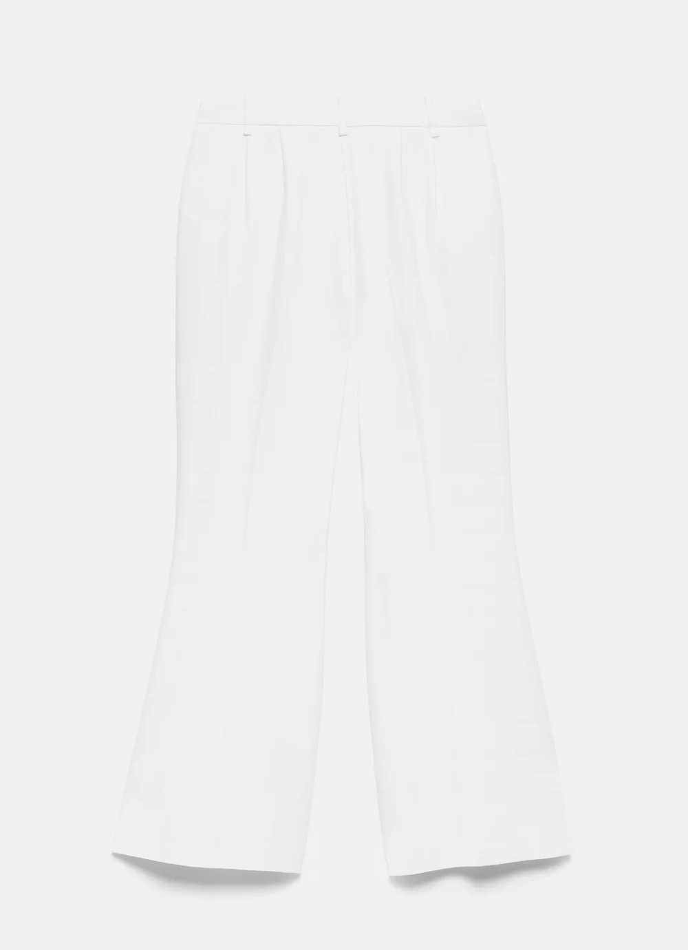 White Extreme Flare Trousers | Mint Velvet