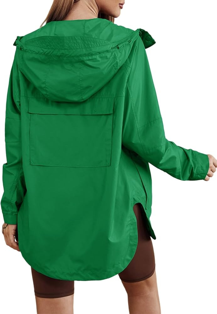 Herseas Womens Lightweight Windbreaker Raincoat Waterproof Packable Outdoor Rain Jackets with Hoo... | Amazon (US)