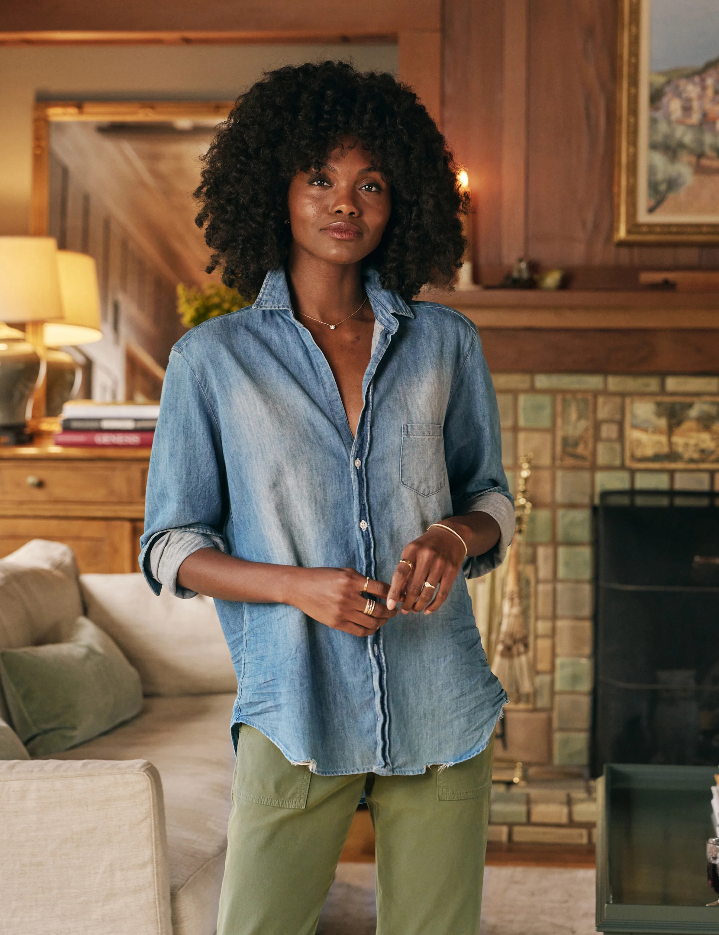 EILEEN Distressed Vintage Wash, Famous Denim | Frank & Eileen