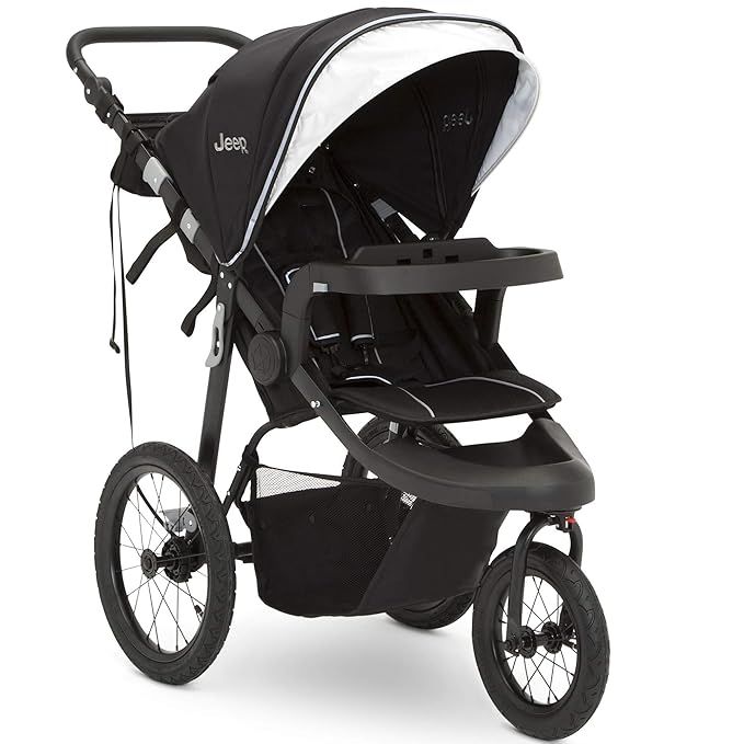 Jeep Hydro Sport Plus Jogger by Delta Children, Includes Car Seat Adapter, Black, Neoprene, Leath... | Amazon (US)