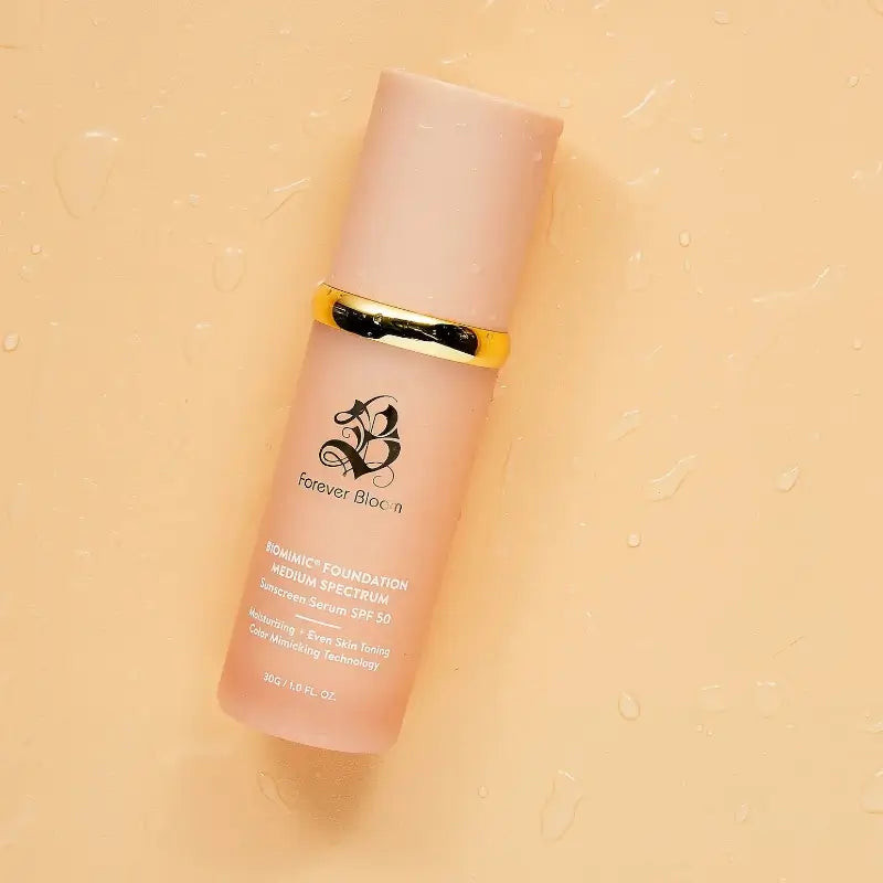 BioMimic Liquid Foundation Sunscreen-Forever Bloom-Moisturizing-Medium Spectrum | Forever Bloom