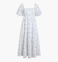 The Matilda Dress - Butterfly Trellis Cotton Sateen | Hill House Home